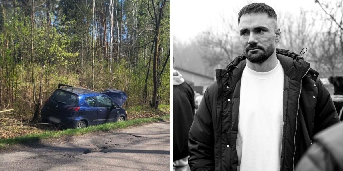 Łukasz Litewka zginął w wypadku drogowym w Dąbrowie Górniczej 