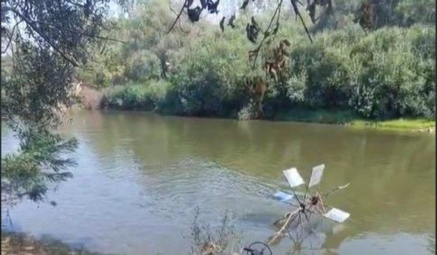 Pečenje praseta kraj vode