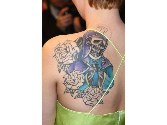 Tatuaż gwiazdy: Roma Gąsiorowska na rozdaniu Złotych Kaczek