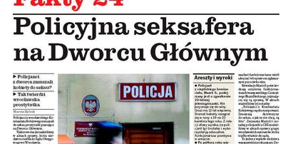 Prostytutka pogrążyła mundurowych