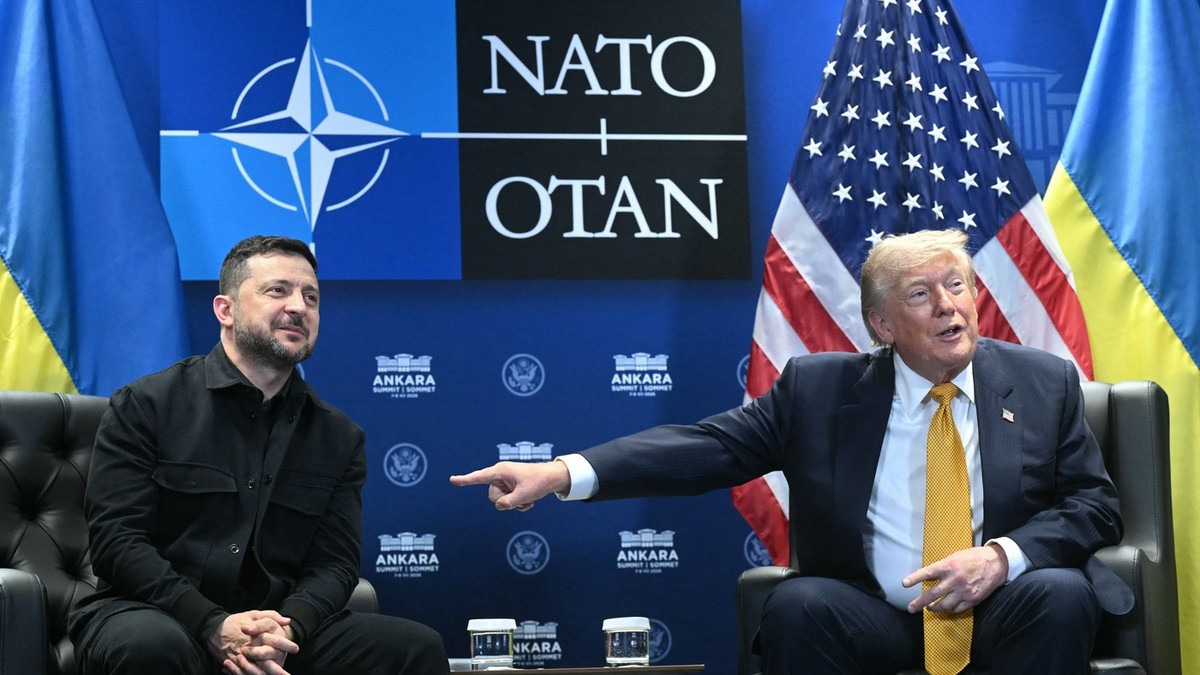 Donald Tramp i Volodimir Zelenski