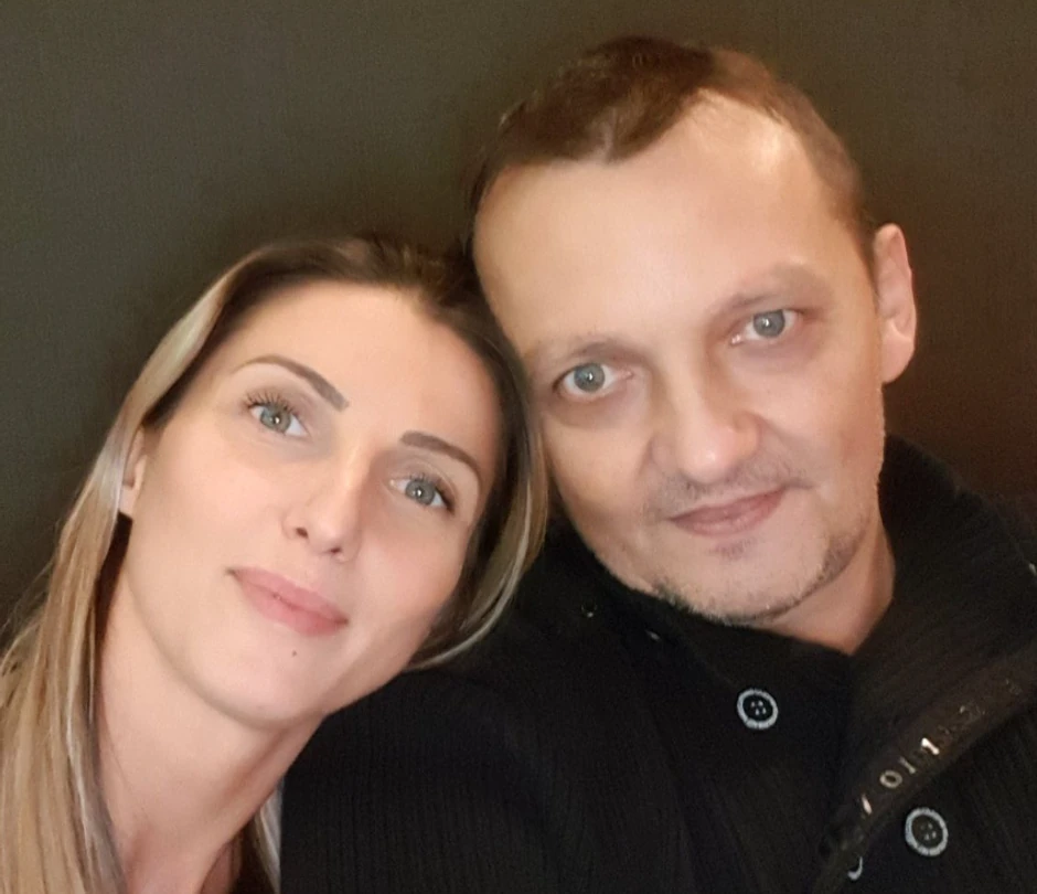 Boban Kopunović sa suprugom