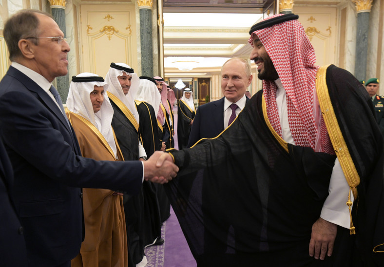 Putin i  Ławrow z wizytą w Rijadzie