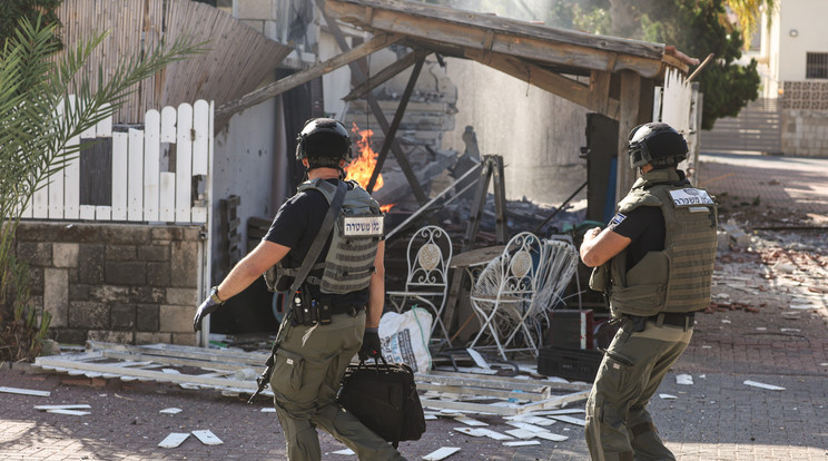 Rakétatámadás a gázai övezetben / Fotó: GettyImages
