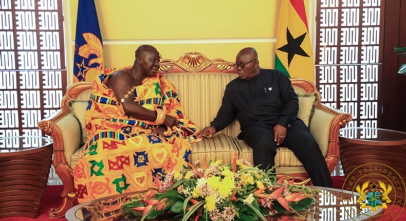 Visit project sites yourself; ministers can give you misleading reports – Asantehene to Akufo-Addo