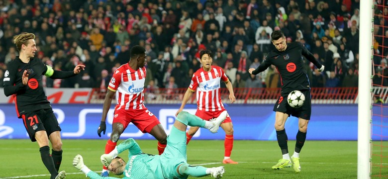 Lewandowski z dubletem w Lidze Mistrzów. Szczęsny nadal bez debiutu w Barcelonie