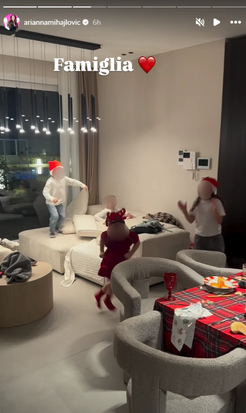 Arijana slavi Božić u Italiji