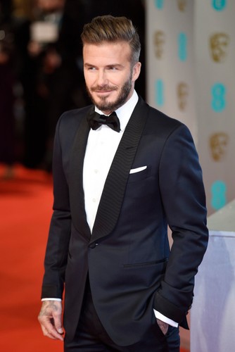 David Beckham na gali BAFTA 2015