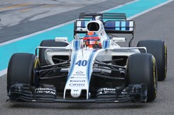 Zobacz, jak Robert Kubica radzi sobie z prowadzeniem bolidu Williams FW41