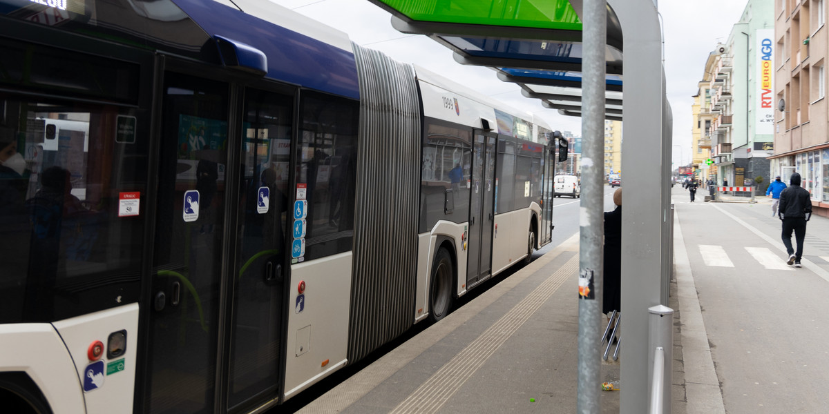 Śmierć pasażera w autobusie w Szczecinie.