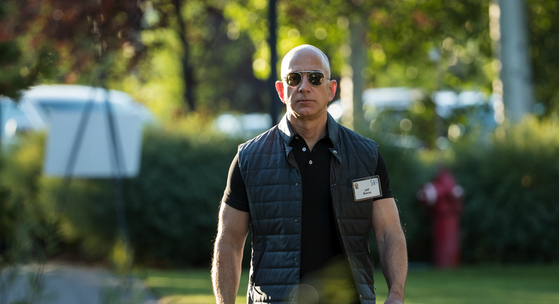 Jeff Bezos became the world's richest person on Friday.