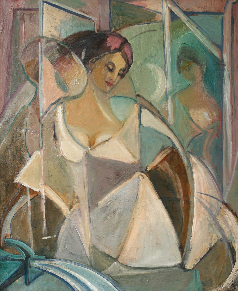 Leon Chwistek, "Portret kobiety 1919–1921" (Galeria Dyląg, Kraków)