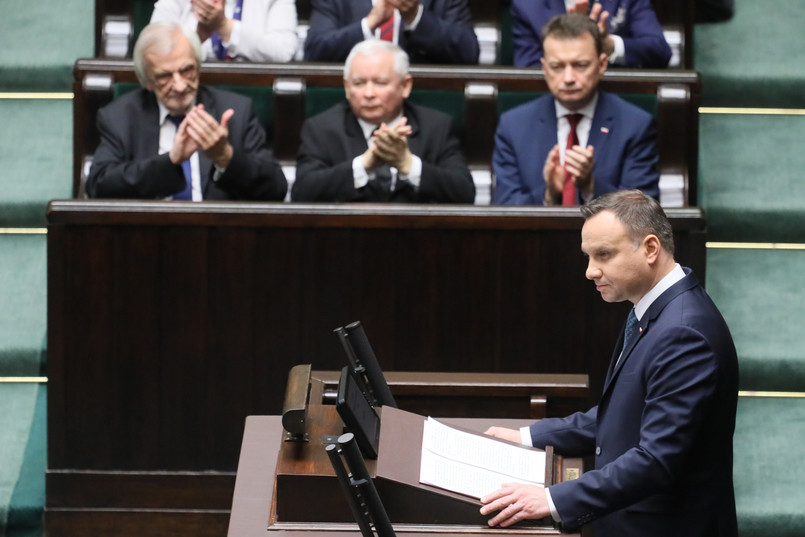 Andrzej Duda przed Zgromadzeniem Narodowym