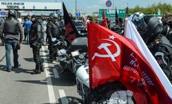 Nocne Wilki zawrócone na granicy w Terespolu. "Wszystko odbyło się spokojnie"