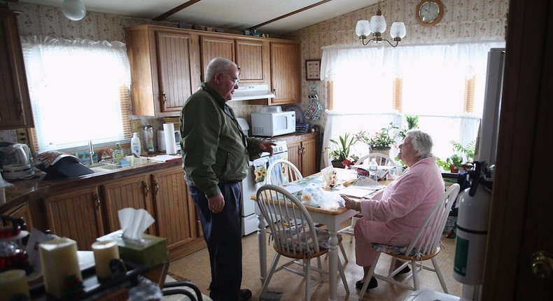 A Meals on Wheels delivery in Lafayette, NJ.