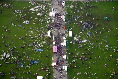 GERMANY-POPE-WYD-AERIAL