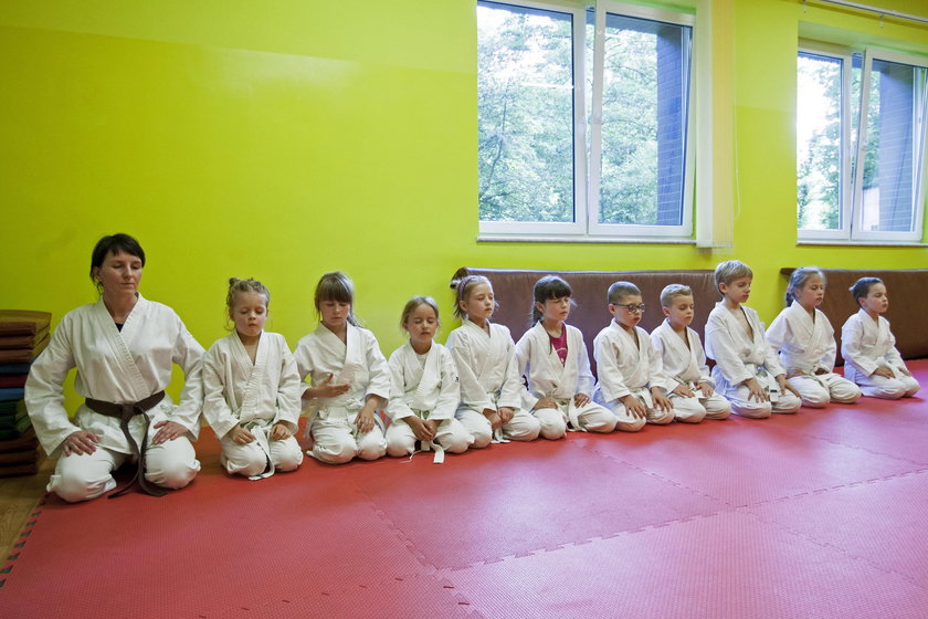 Przyszpitalna sekcja karate dla dzieci