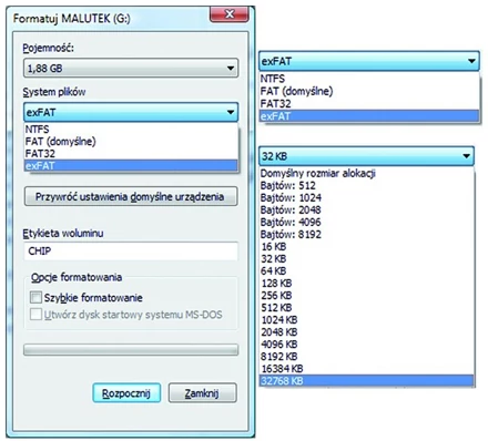 Do tej pory tylko Vista SP1 oraz Windows CE 6 dają sobie radę z systemem exFAT i mogą w nim formatować nośniki. (Fot. Chip.pl)