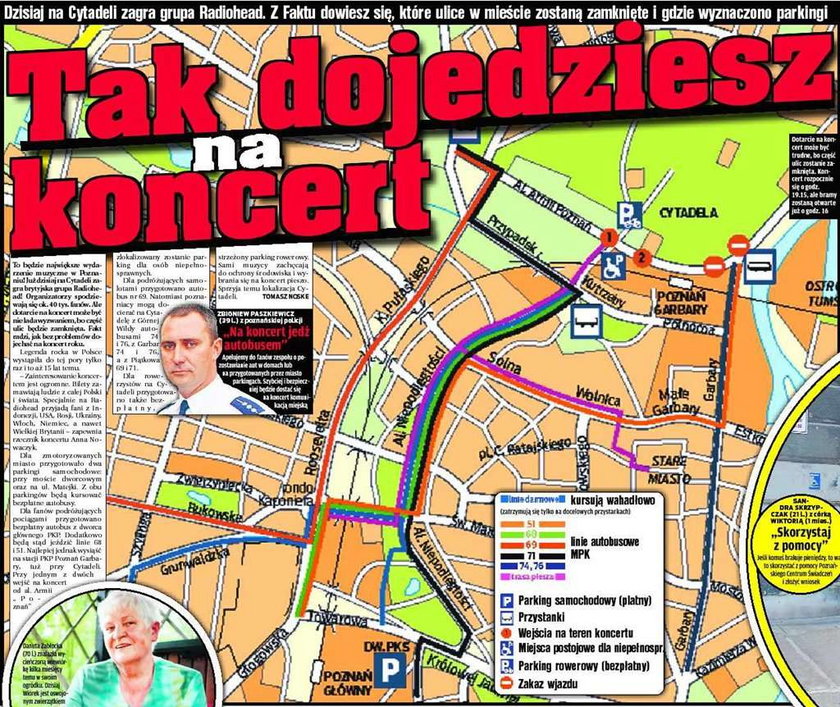 Zobacz, jak dojechać na koncert