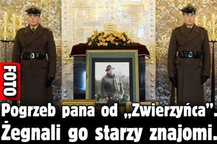 FILM/FOTO. Pogrzeb pana od "Zwierzyńca". Żegnali go starzy znajomi