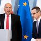 Minister finansów Tadeusz Kościński i premier Mateusz Morawiecki