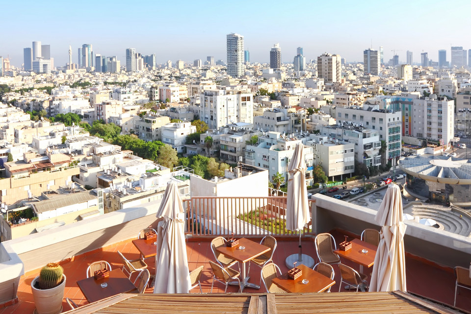 widok na miasto, Tel Awiw