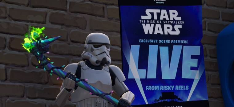 Kino w Fortnite pokaże przedpremierowo scenę z filmu Star Wars: Skywalker. Odrodzenie