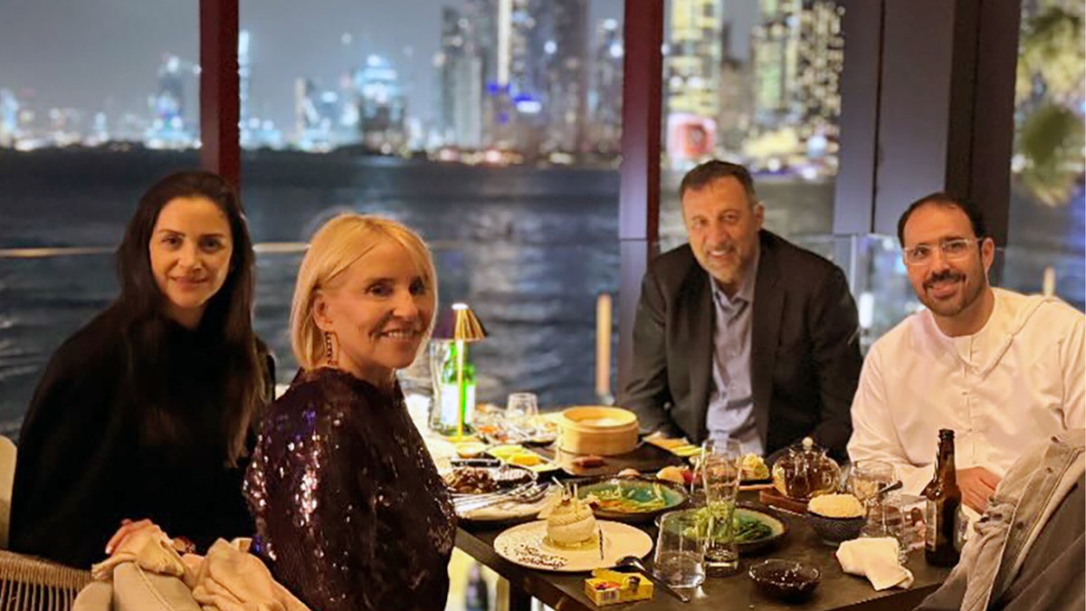 Ana i Vlade Divac sa Jelenom i Saidom Bin Draijem