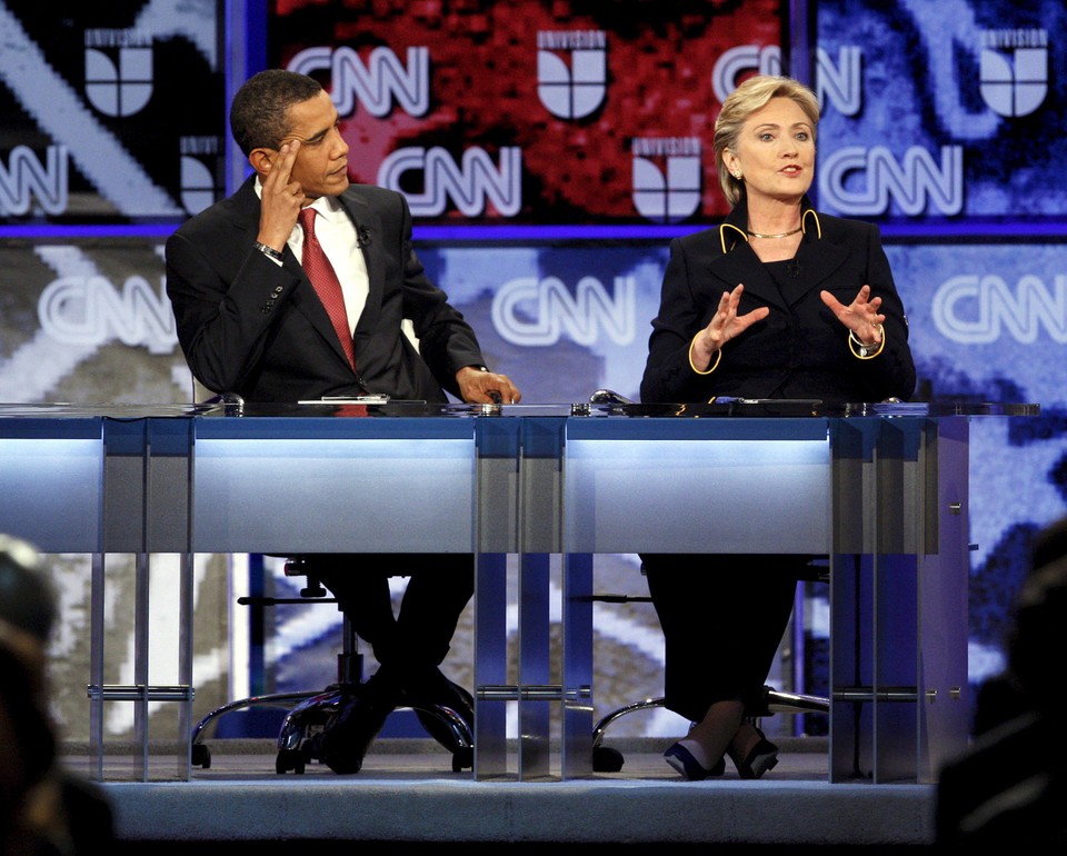 USA WYBORY PREZYDENCKIE CLINTON OBAMA DEBATA