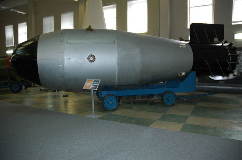 EN-602, czyli Car Bomba, w muzeum bomby atomowej w Sarowie w Rosji