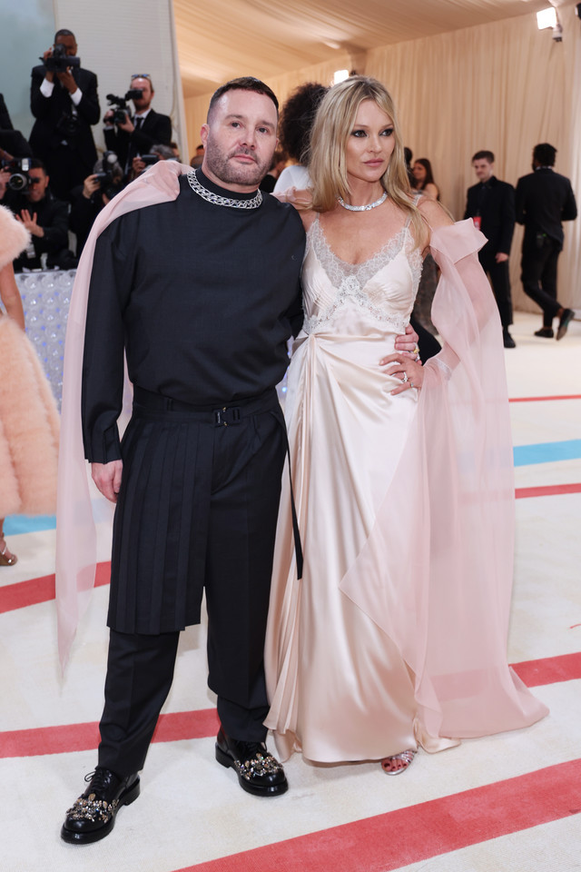 Met Gala 2023. Kim Jones i Kate Moss 