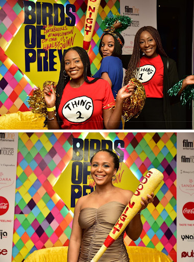 Idia Aisien, Ify Okoye, Denrele Edun, Lynxx and Timini all glammed up for Birds of Prey premiere at Filmhouse Cinemas, Landmark