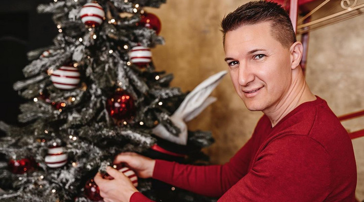 Gájer Bálint így készül a karácsonyra / Fotó: Instagram
