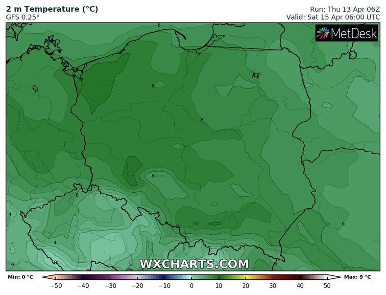 Poranek zapowiada się dość ciepło