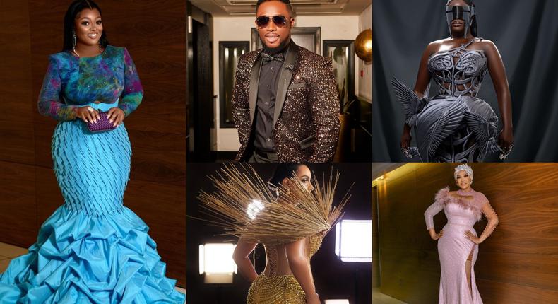 Ghanaian celebs at the AMVCA