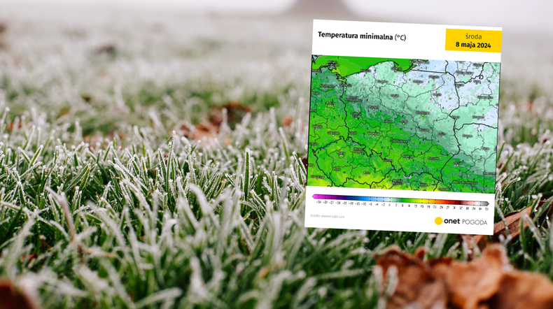 Thomas sprowadzi zimne powietrze. W nocy chwyci mróz (screen: meteologix.com)