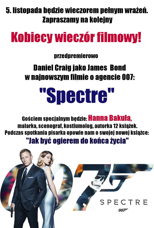 "Spectre" przedpremierowo w Kinotece