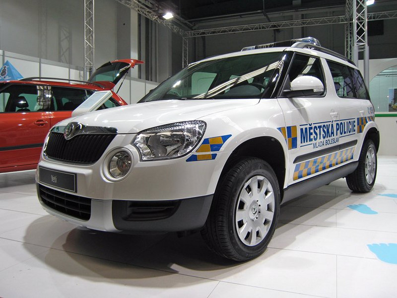 Škoda przedstawiła model Yeti dla policji