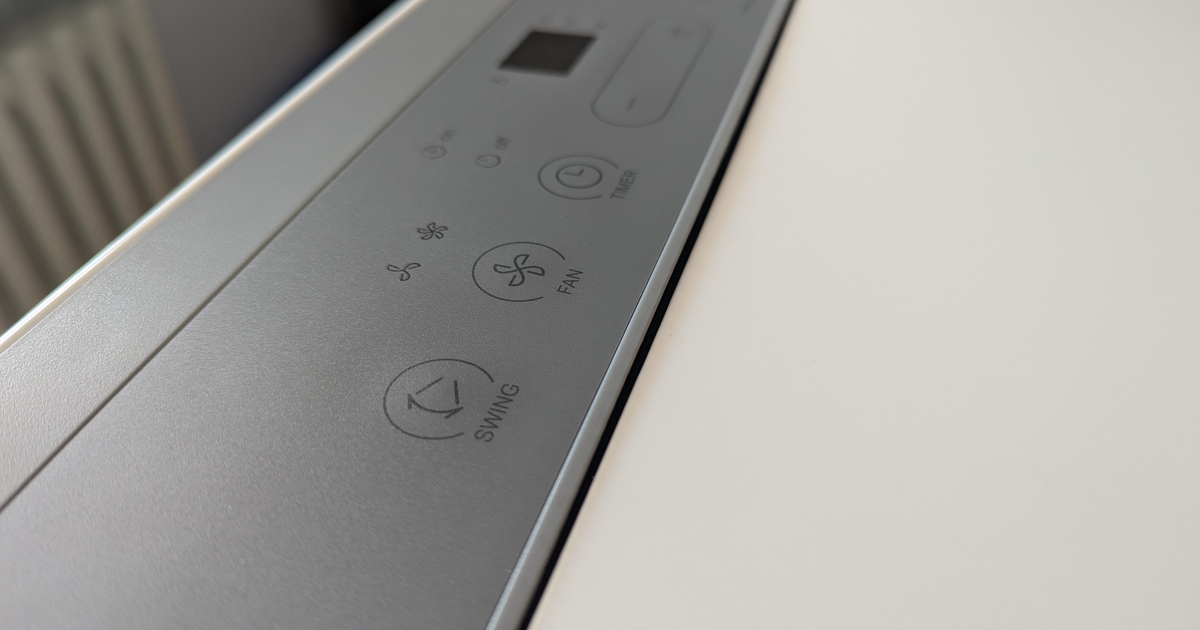 Midea-Silent-Cool-26-Pro-Test-Mobile-Klimaanlage-die-der-Fernbedienung-folgt