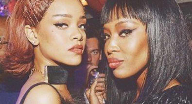 Rihanna and Naomi Campbell