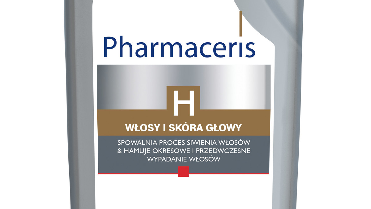 Pharmaceris H przedstawia wyspecjalizowany szampon do włosów dla niej i dla niego o podwyższonej aktywności  - opóźnia mechanizm siwienia i wspiera wzrost włosów. Preparat sprawnie likwiduje problemy siwienia oraz utraty włosów, biorące się z ich wieku biologicznego oraz czynników środowiskowo-cywilizacyjnych (stres, nieodpowiednia dieta, zanieczyszczenia przyrody), które wpływają na tempo starzenia się włosów.