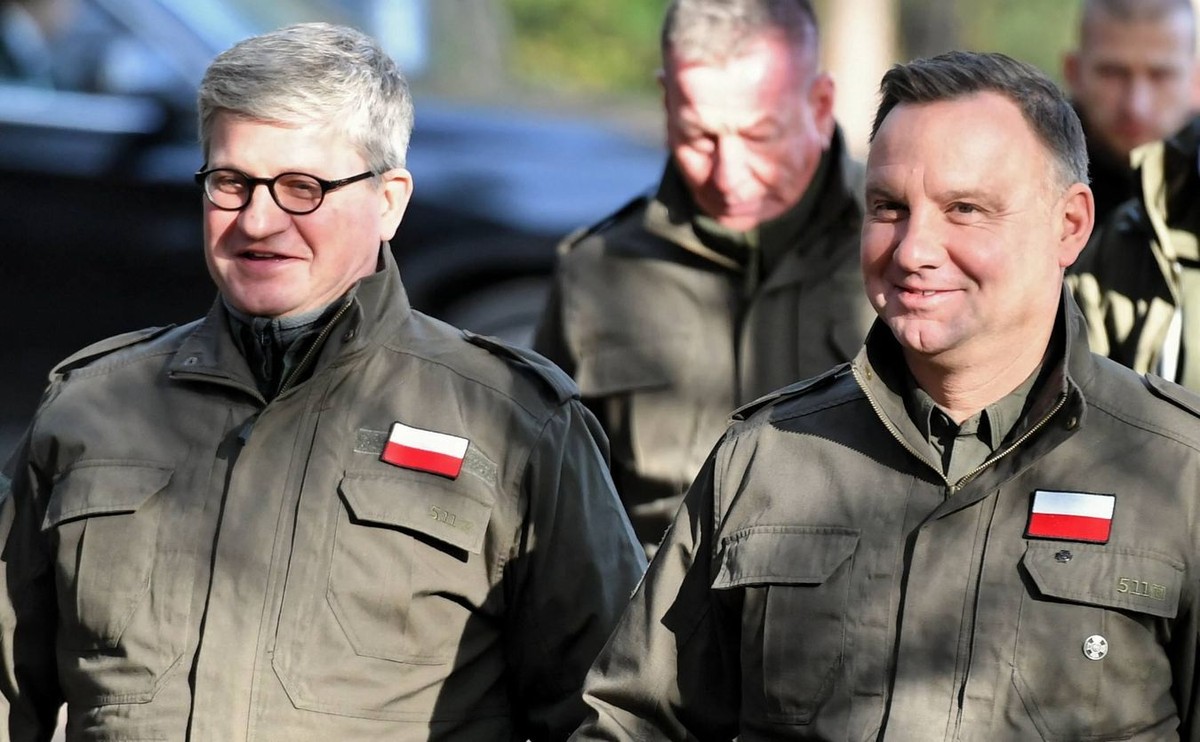 Paweł Soloch i Andrzej Duda