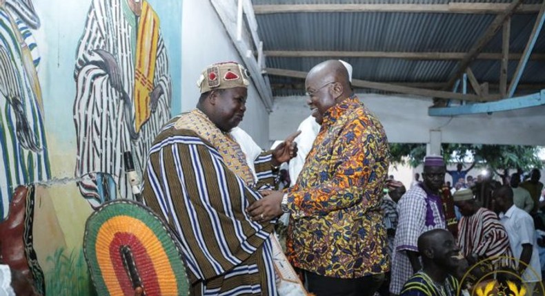 Bawku Naba with Nana Addo