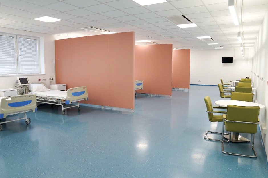 Centar za palijativno zbrinjavanje Univerzitetskog kliničkog centra Srbije (UKC) u okviru nekadašnje Kovid bolnice u Batajnici