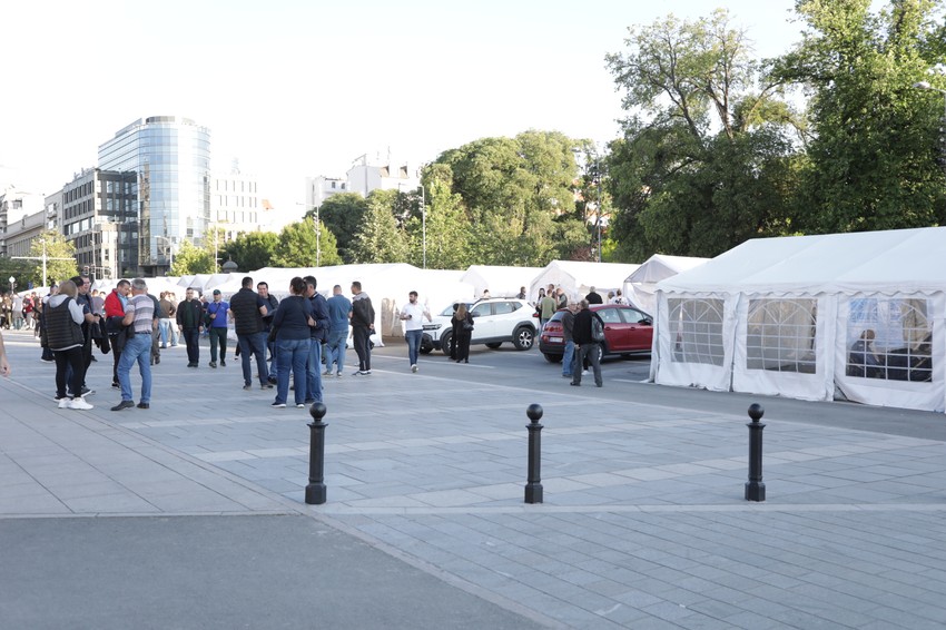 Prostor oko Pionirskog parka i Skupštine Srbije