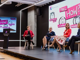 O tym, w jaki sposób kobiety powinny mówić o sobie dobrze, z redaktor prowadząca „Forbes Women” Aleksandrą Karasińską rozmawiały Aleksandra Więcka, story designerka, pisarka, Dorota Wolna, dyrektorka w PwC oraz Małgorzata Walczak, dyrektor inwestycyjna w Funduszu Funduszy w PFR Ventures, podczas spotkania w Sieci Przedsiębiorczych Kobiet