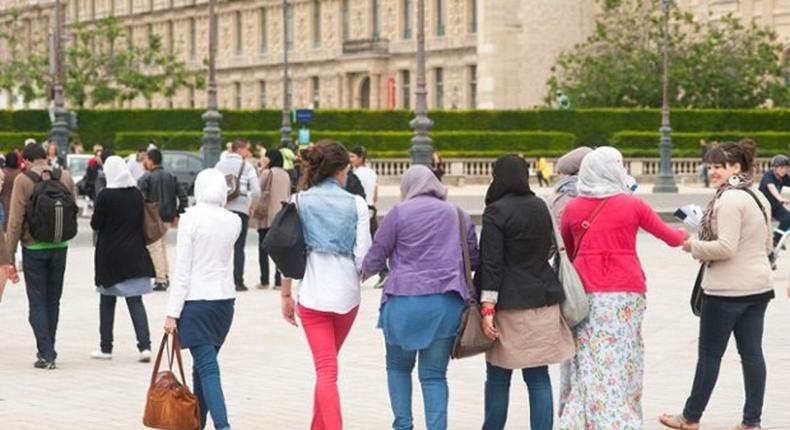 The student who was stopped from going to class because of her long skirt had always removed her veil - banned because it shows religious affiliation – before entering her school.