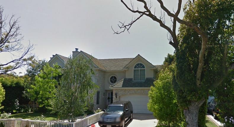 The house in Pacific Palisades where Snapchat was born.