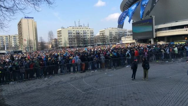 Frekwencja dopisała - nie wszystkim było dane zmieścić się w Spodku