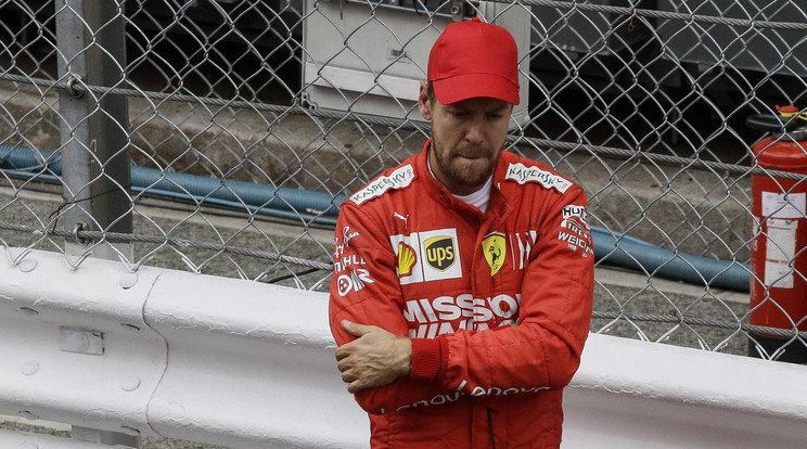 Vettel még nem tudott futamot nyerni idén /Fotó: MTI - AP - Luca Bruno